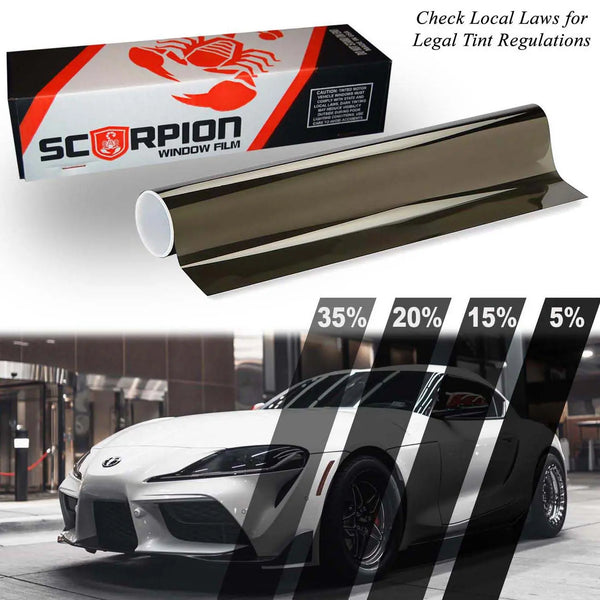 Scorpion Window Tint Carbon Plus Series 2-ply 15% 24″ X 100′ Roll Scorpion
