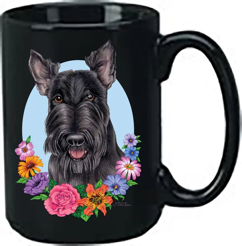 Scottie - Best of Breed Ceramic 15oz Coffee Black Mug Best of Breed