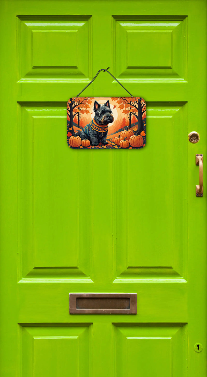 Scottish Terrier Fall Wall or Door Hanging Prints Caroline's Treasures