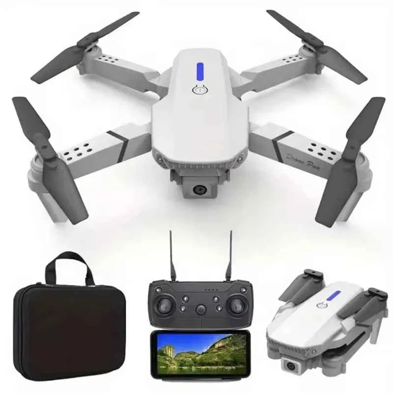 E88 NEW Professional Wide Angle RC Dron HD 4K Camera Mode Foldable Helicopter Aircraft Quadcopter Drone Kid Gift Toys