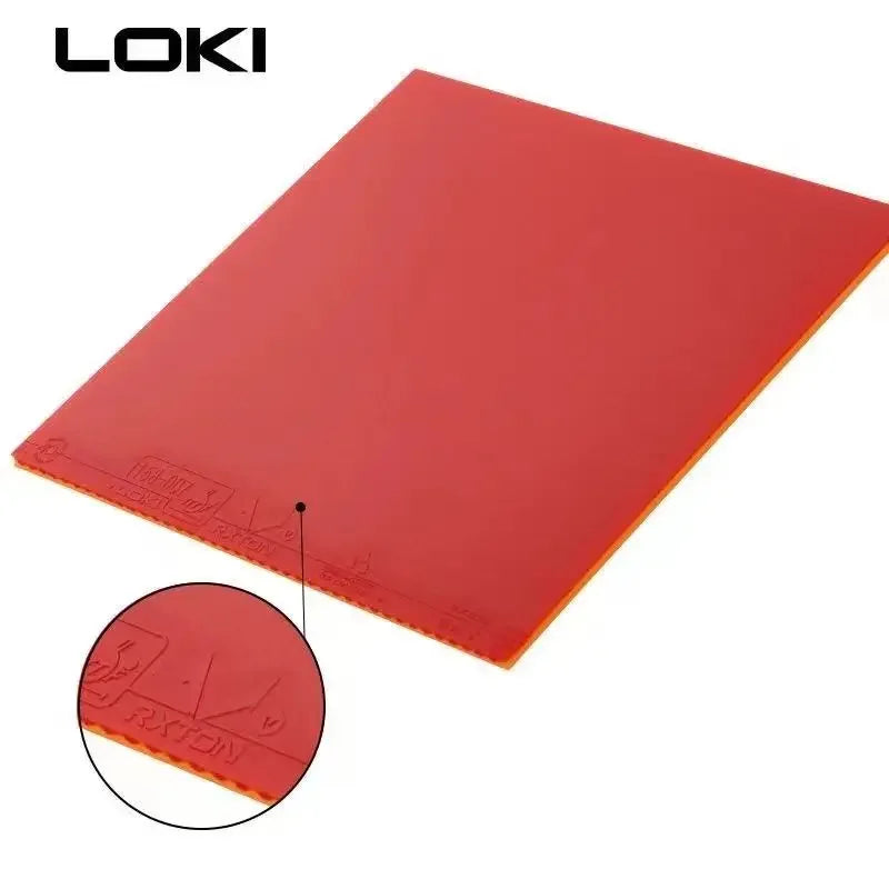 Table Tennis Rubber Sticky Rubbers Loop Spin Offensive Ping Pong Sponge Original Loki Ping Pong Rubber - Red