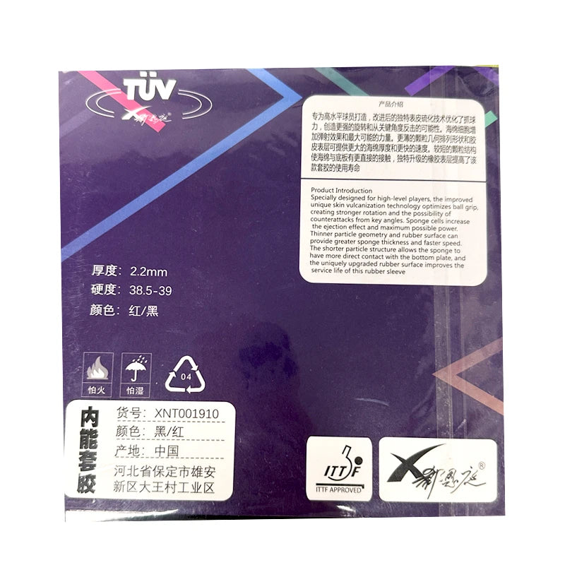 2PCS Table Tennis Rubber for Training Blue Sponge Ping Pong Ruuber Sticky Table Tennis Sponge ITTF Approved Super Lighting…