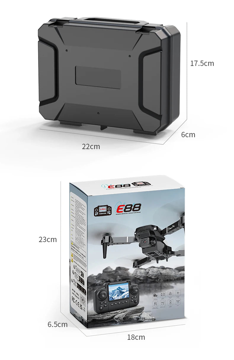 Drone 4k Professional Dron Remote Control Camera Model Airplane Multi-rotor Aircraft Quadcopter Drone UAV Wide-View