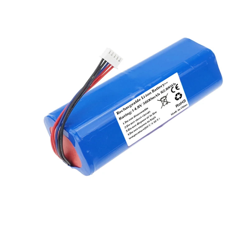 New 5600mAh/6800mAh Battery for Ecovacs Deebot T5 Max Power Hero,T8 Max, T8 Aivi, T8 Power, DX65 DX93 DX96 DBX11 X1/T10 Series