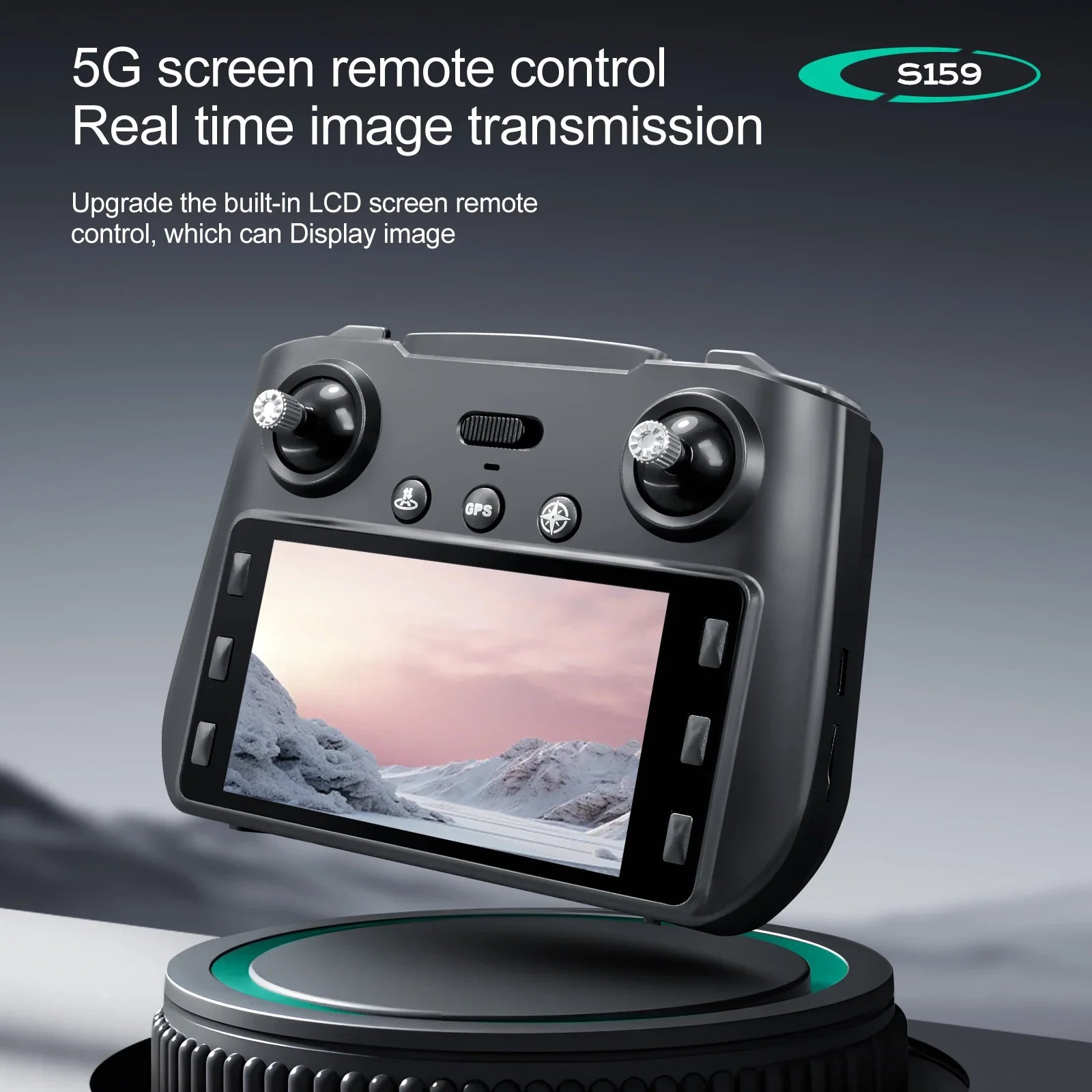 Professional S159 GPS Drone With Screen Control 5G 8K HD ESC Dual Camera Brushless Optical Flow UAV FPV Quadcopter RC Toys - GreatEagleInc