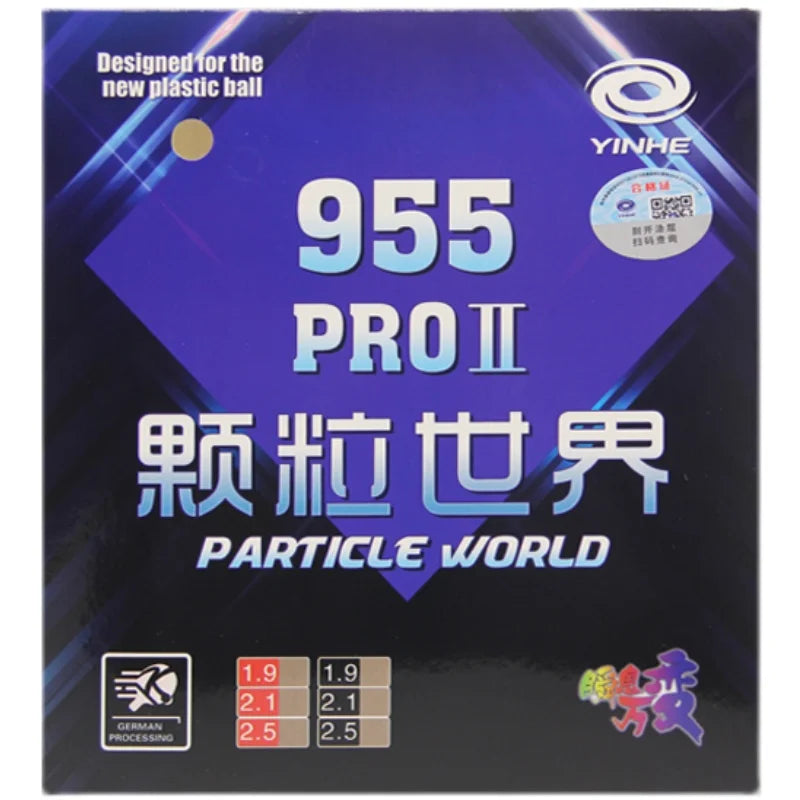 YINHE 955 PRO II Table Tennis Rubber OX Cured Single Ping Pong Rubber Long Pimples Table Tennis Racket Rubber Height…