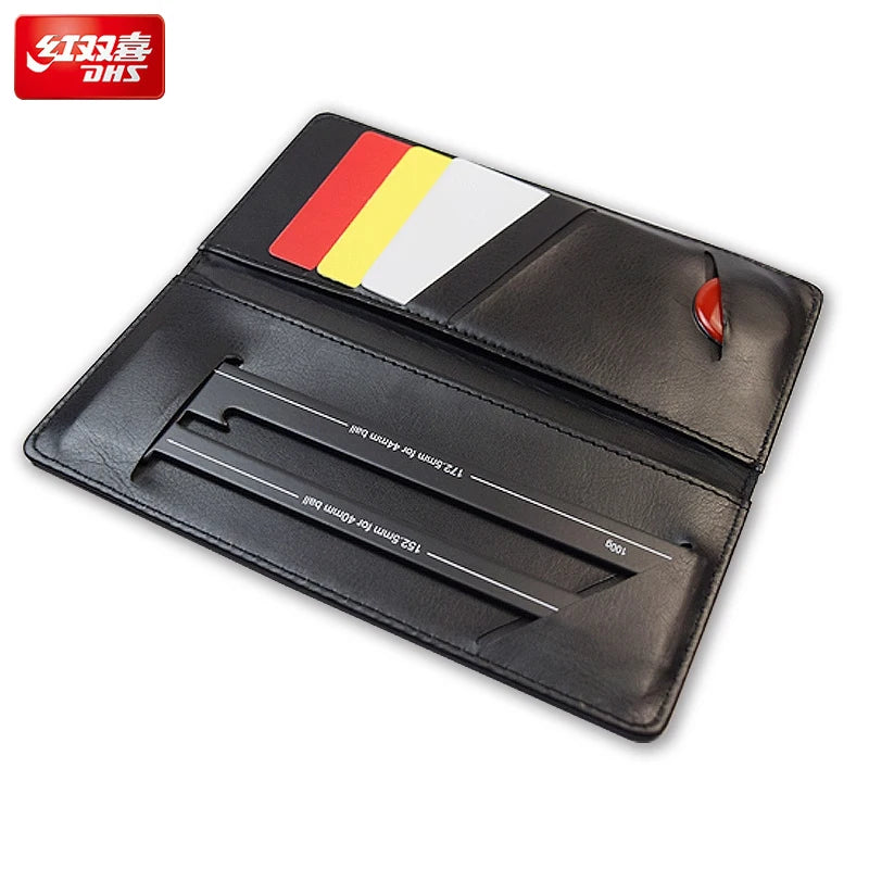 DHS Referee Kit for Table Tennis Match Table Tennis Officiating Tools Set with Coin Toss Red/Yellow Cards Measuring Gauge…