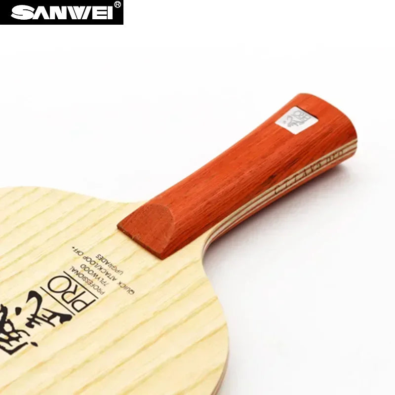 Original SANWEI V5 Pro Table Tennis Blade 7-ply Pure Wood OFF+ Ping Pong Blade Professional Offensive Attack with Loop…