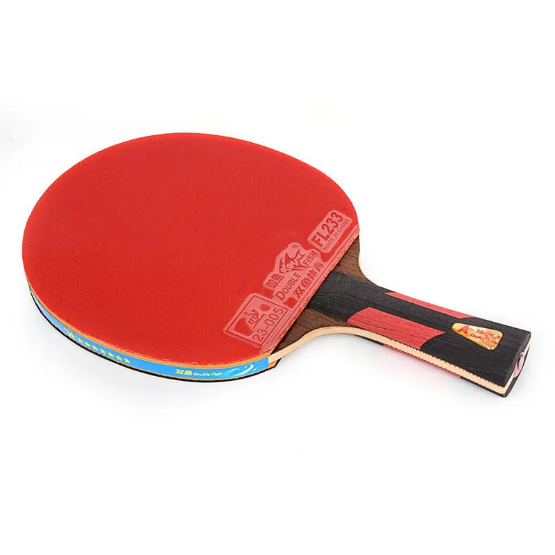 Double Fish 6/7/8 stars Table Tennis Racket 8A 7A 6A Offensive Pimples in with rubber Orignal Double Fish Ping Pong Bat