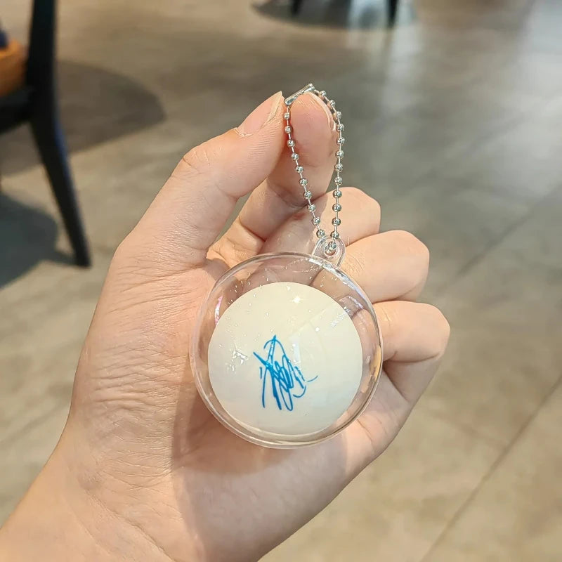 Signature Keychain for Table Tennis Fans–Ma Long Sun Yingsha Wang Chuqin Xu Xin Keyring Pendant Backpack Accessory Cool…