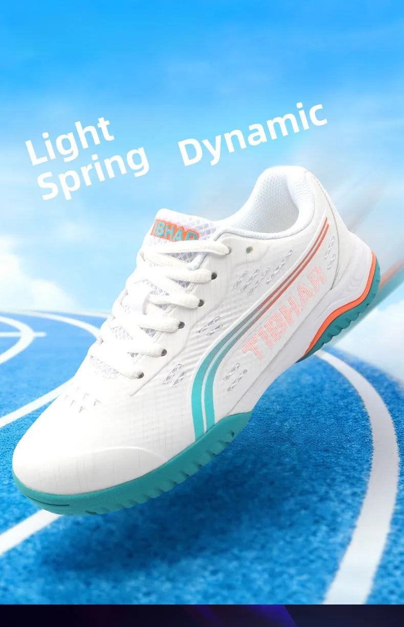 TIBHAR Special Offer Table Tennis Shoes Men's Women's Training Competition Sports Shoes Support Shock Absorption Slip…