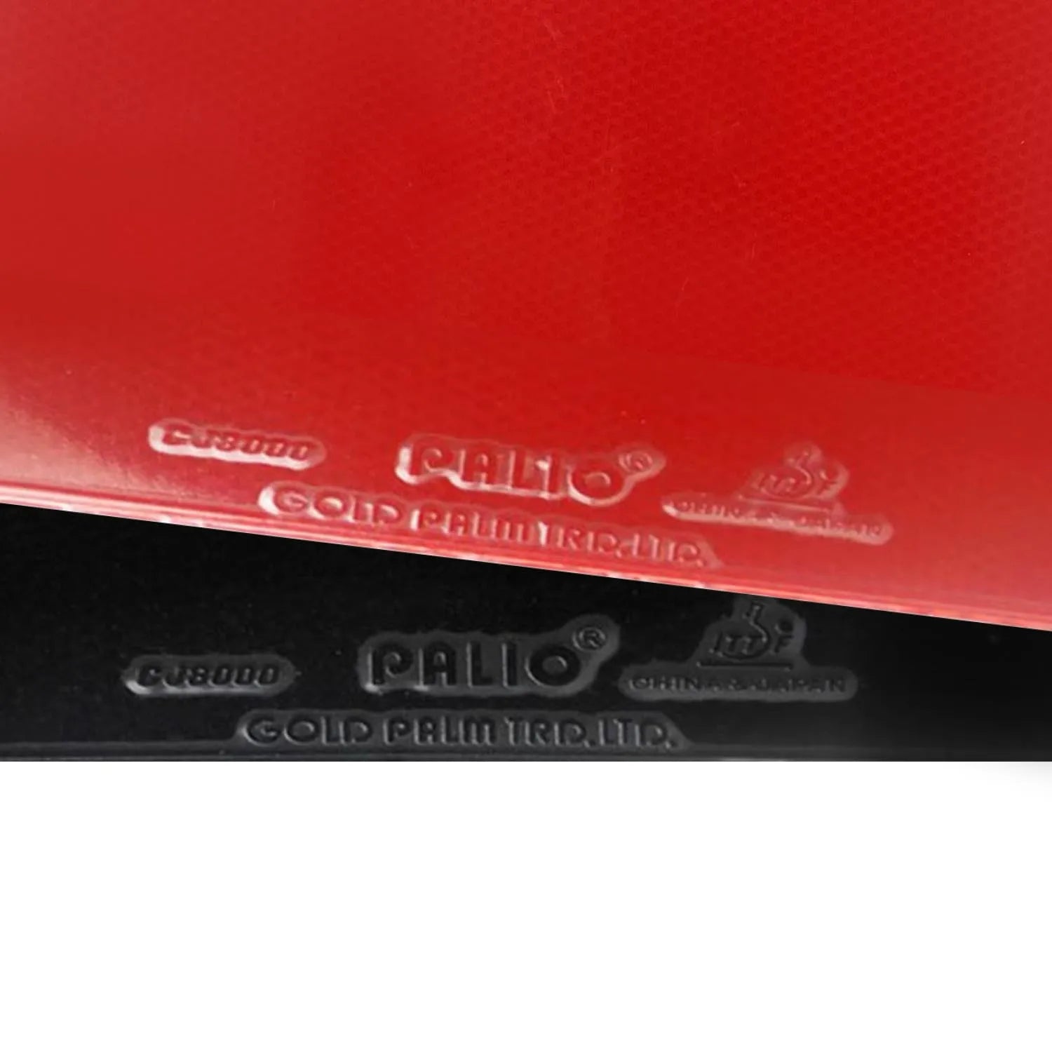 Palio CJ8000 (2-Side Loop Type) Pips-In Table Tennis (PingPong) Rubber With Sponge - Red 1.5mm H36-38