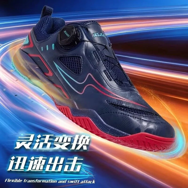 Popular Breathable and Durable Men's and Women's Table Tennis Shoe Anti Slip and Wear-resistant Men's Competition Training…