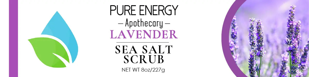 Sea Salt Scrub (Lavender) Pure Energy Apothecary