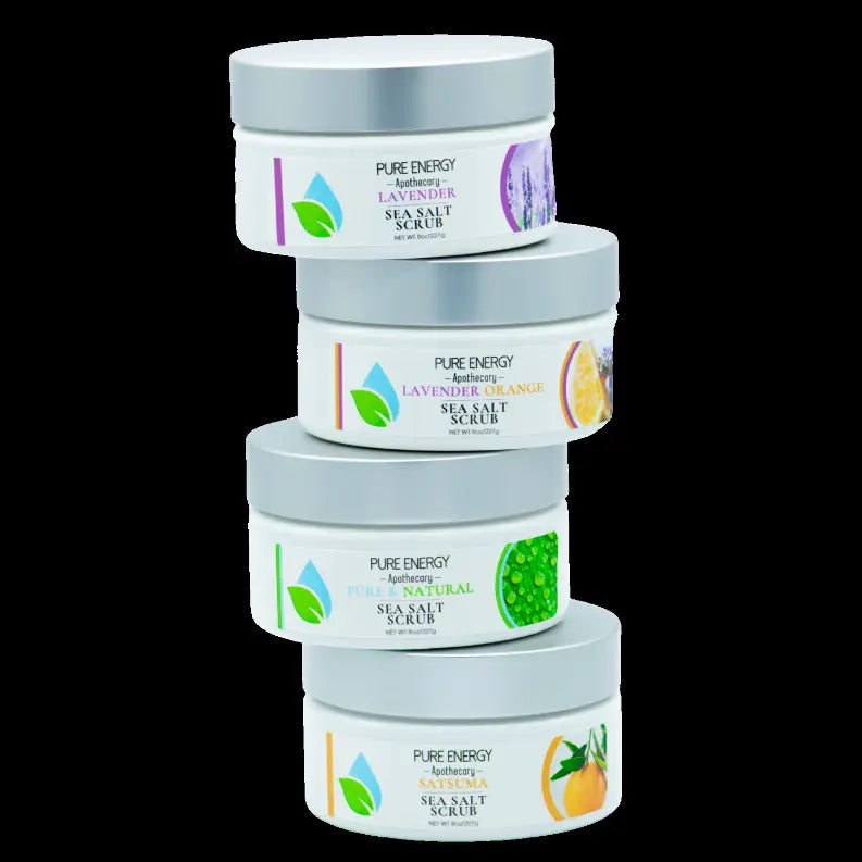 Sea Salt Scrub (Lavender) Pure Energy Apothecary