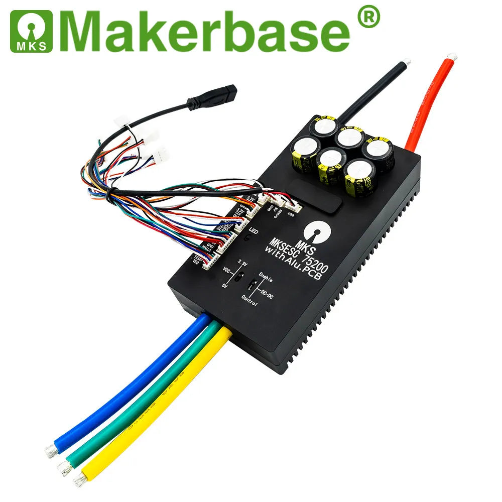 75V 200A FOC Brushless ESC VESC Controller for RC Skateboard Ebike Robot - PCB only