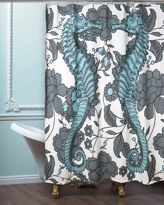Seahorse Vineyard Shower Curtain Thomas Paul