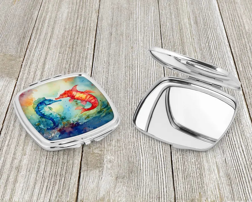 Seahorses Compact Compact Mirror Caroline's Treasures