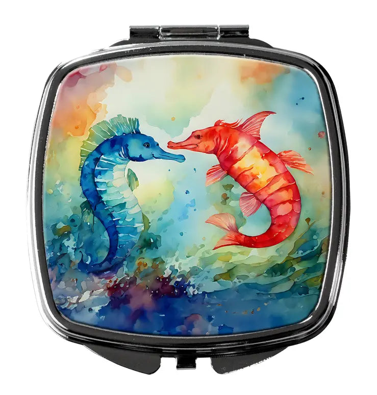 Seahorses Compact Compact Mirror Caroline's Treasures