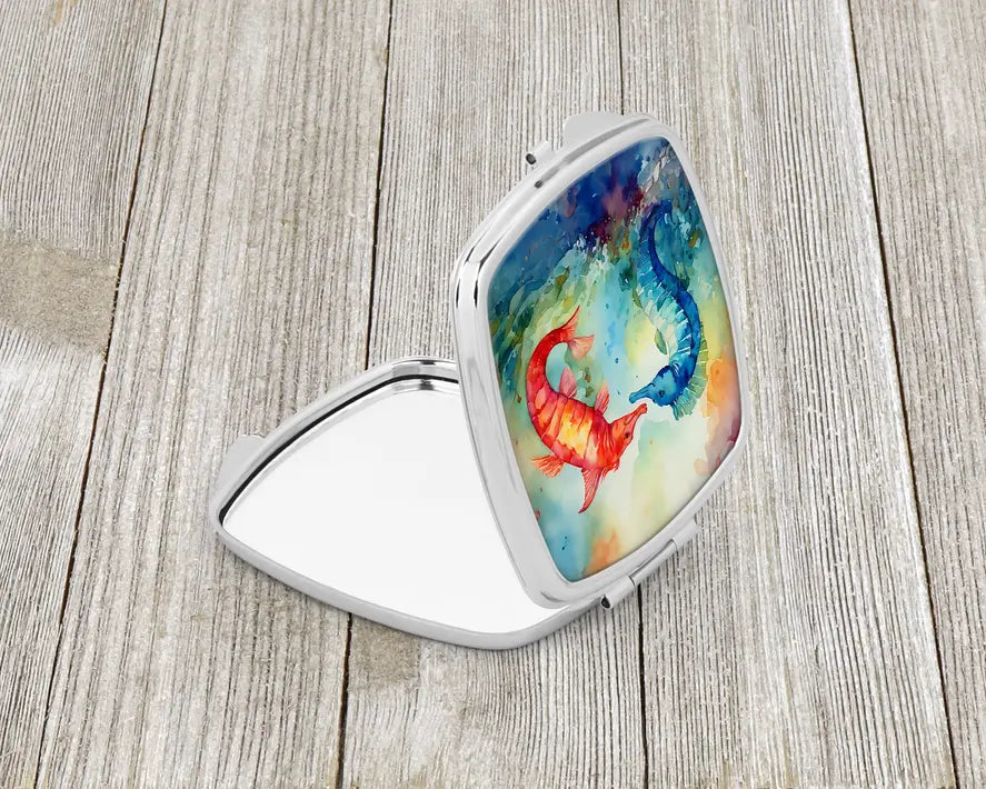 Seahorses Compact Compact Mirror Caroline's Treasures