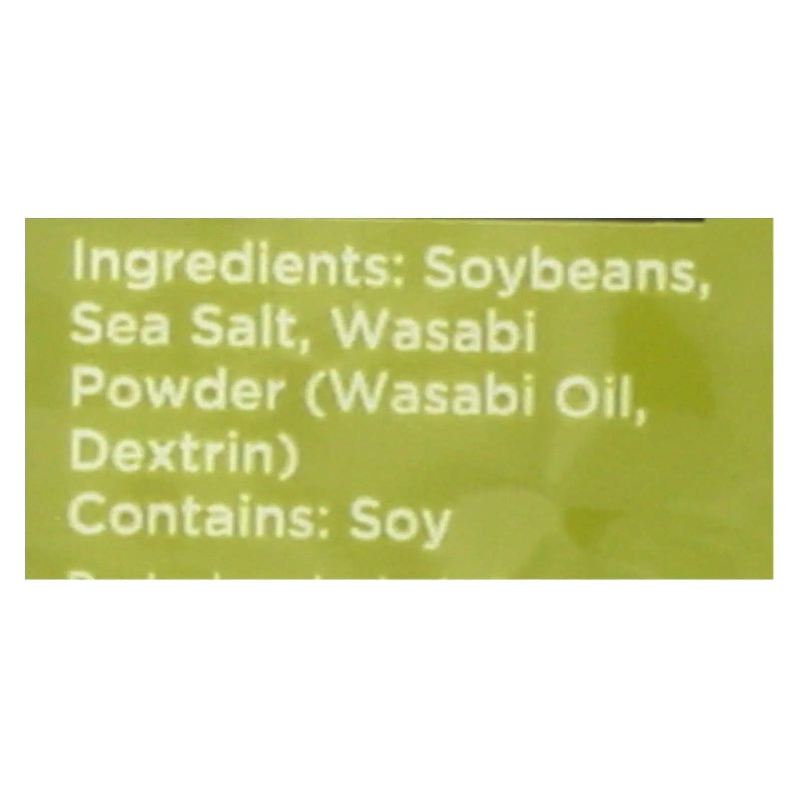 Seapoint Farms Edamame - Dry Roasted - Spicy Wasabi - 1.58 Oz - Case Of 12 - GreatEagleInc