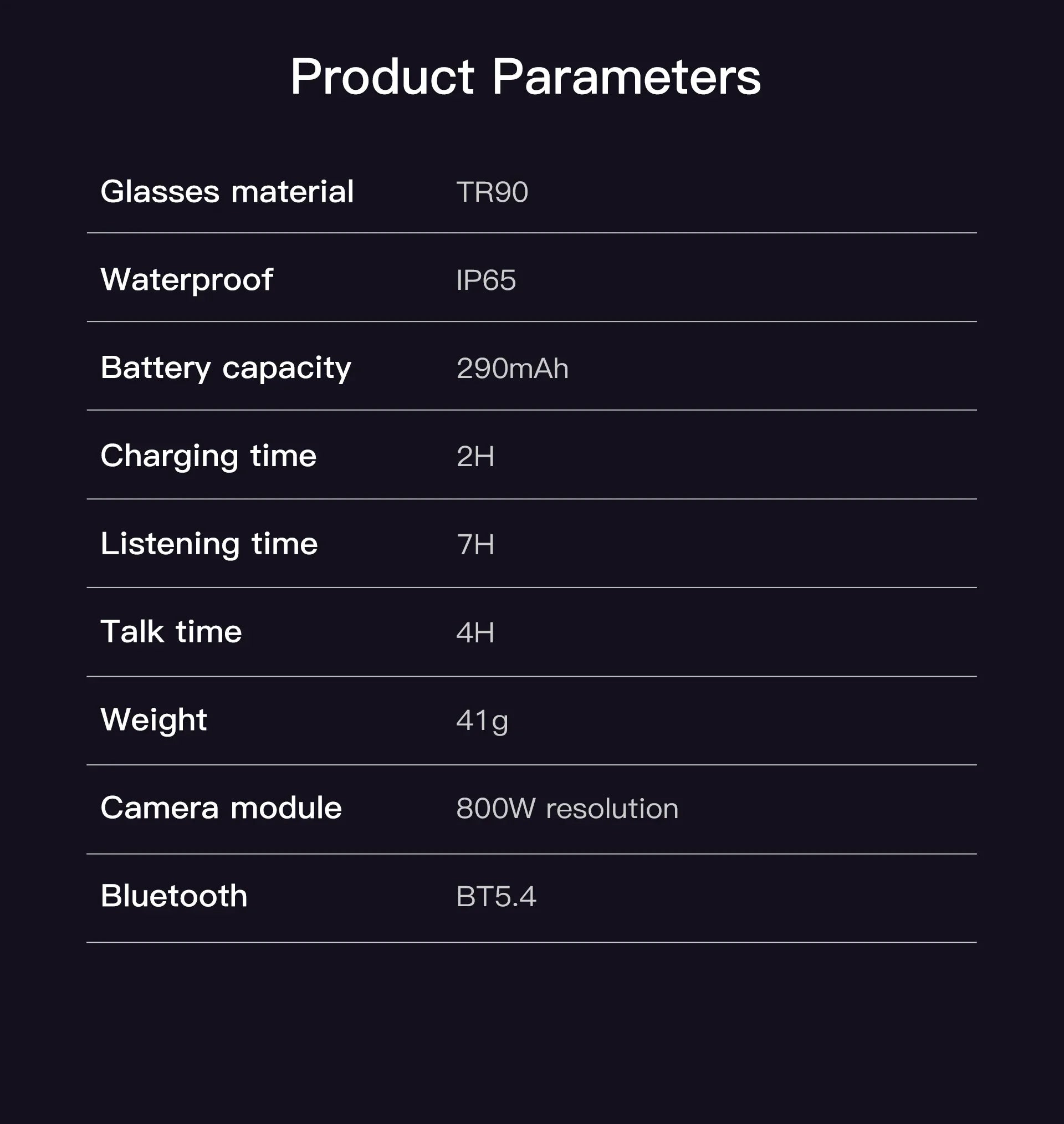 2026 New Smart Glasses 8MP HD Camera AI Voice Photo Video Recording Translation Long Battery Life Music Waterproof Smart Glasses