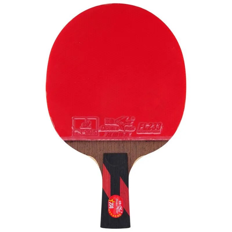 Double Fish 6/7/8 stars Table Tennis Racket 8A 7A 6A Offensive Pimples in with rubber Orignal Double Fish Ping Pong Bat 7A short handle old