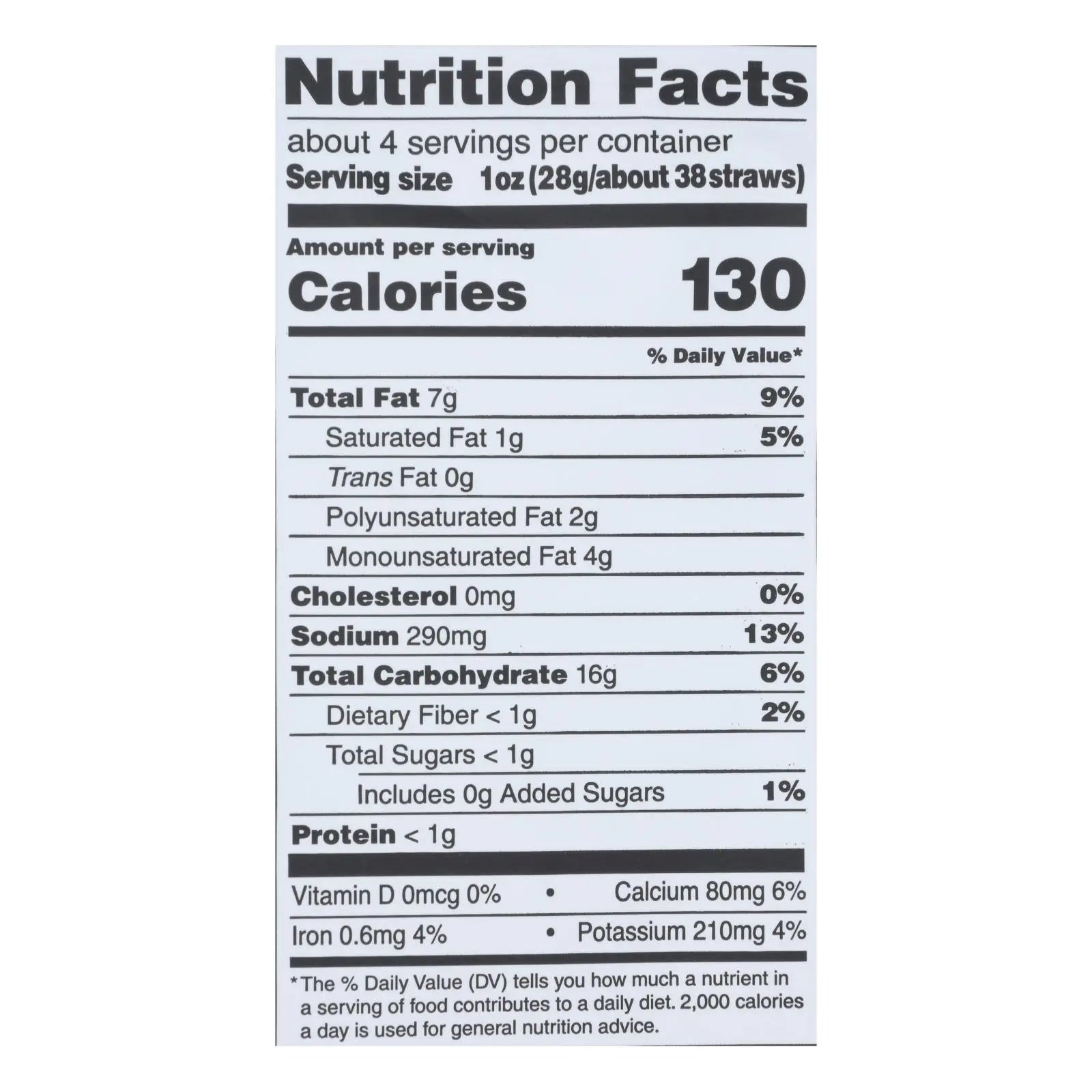 Sensible Portions - Veggie Straw Zesty Ranch - Case Of 12 - 4.25 Ounces Sensible Portions