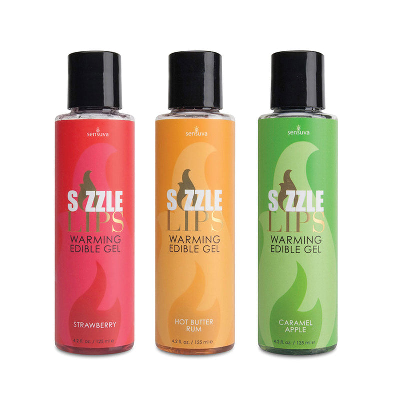 Sensuva Sizzle Lips Warming Gel - Caramel Apple Sensuva