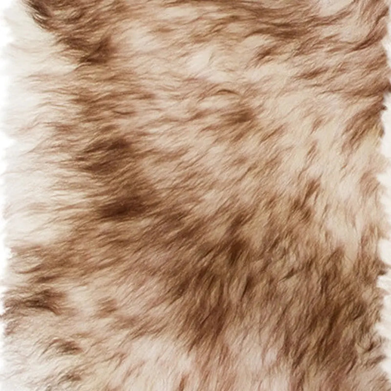 Set Of Two 17" X 17" Gradient Chocolate Wool Chair Pads Homeroots Kitchen & Dining
