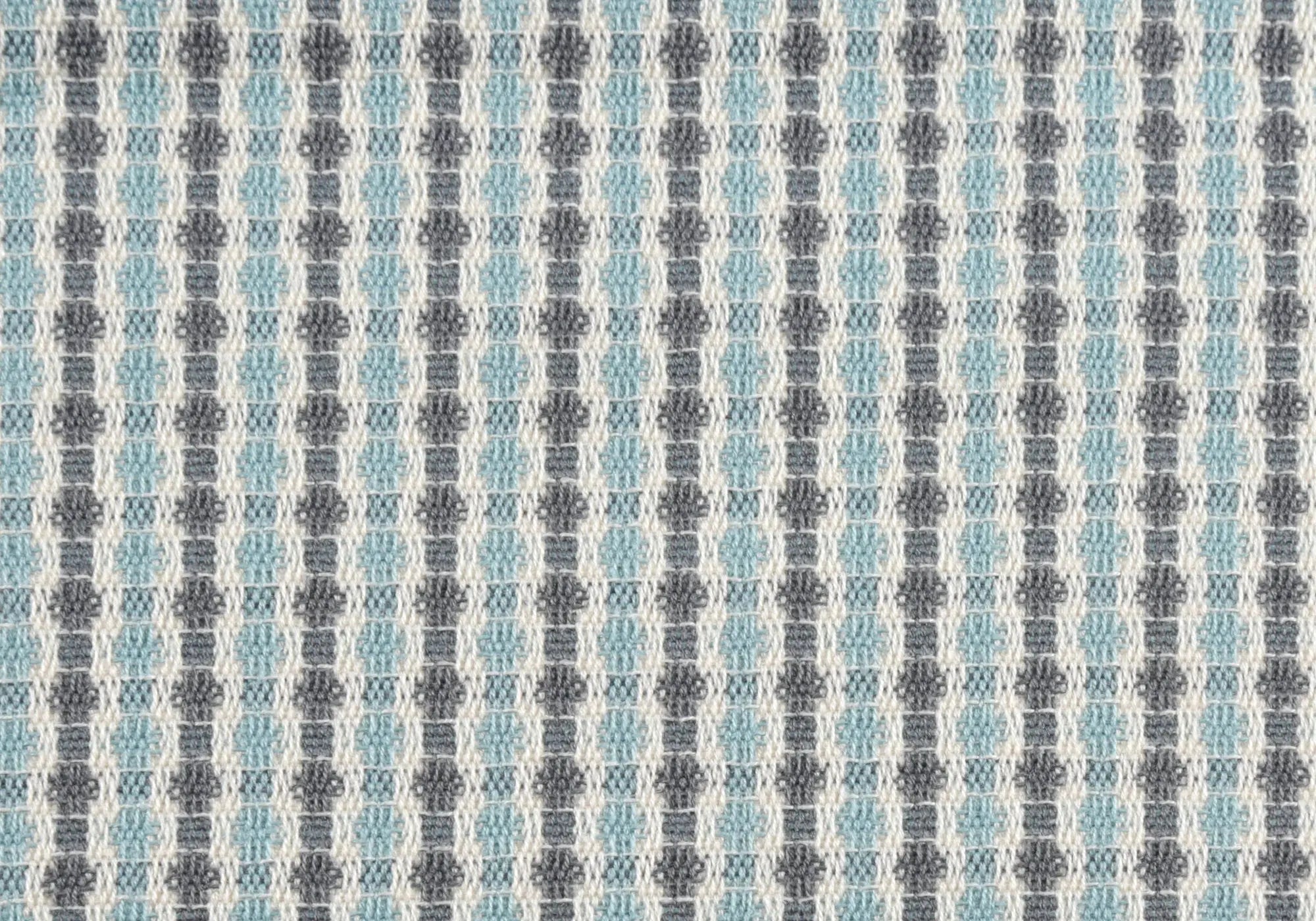 Set Of Two 18" X 18" Blue and Gray Polyester Striped Zippered Pillow Homeroots Home Decor