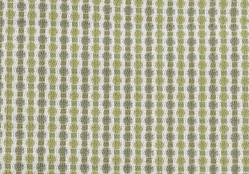 Set Of Two 18" X 18" Green and White Polyester Striped Zippered Pillow Homeroots Home Decor