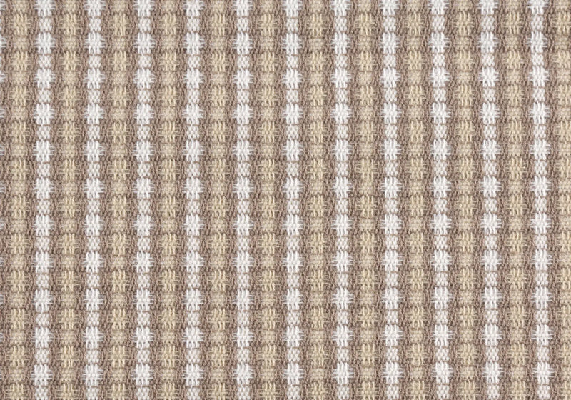 Set Of Two 18" X 18" Taupe Polyester Striped Zippered Pillow Homeroots Home Decor