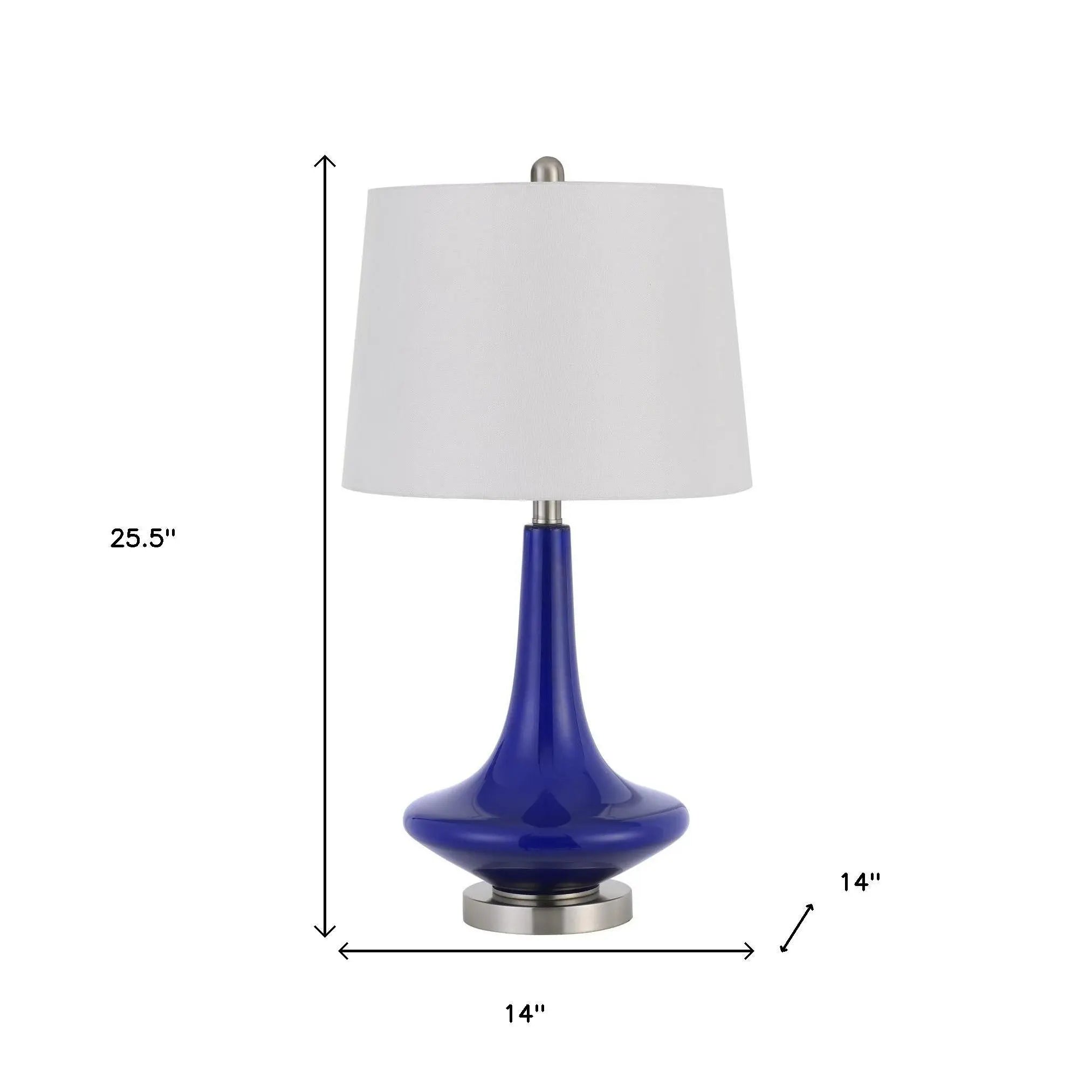 Set Of Two 26" Silver Metal Two Light Bedside Table Lamps With White Globe Shade Homeroots Lighting