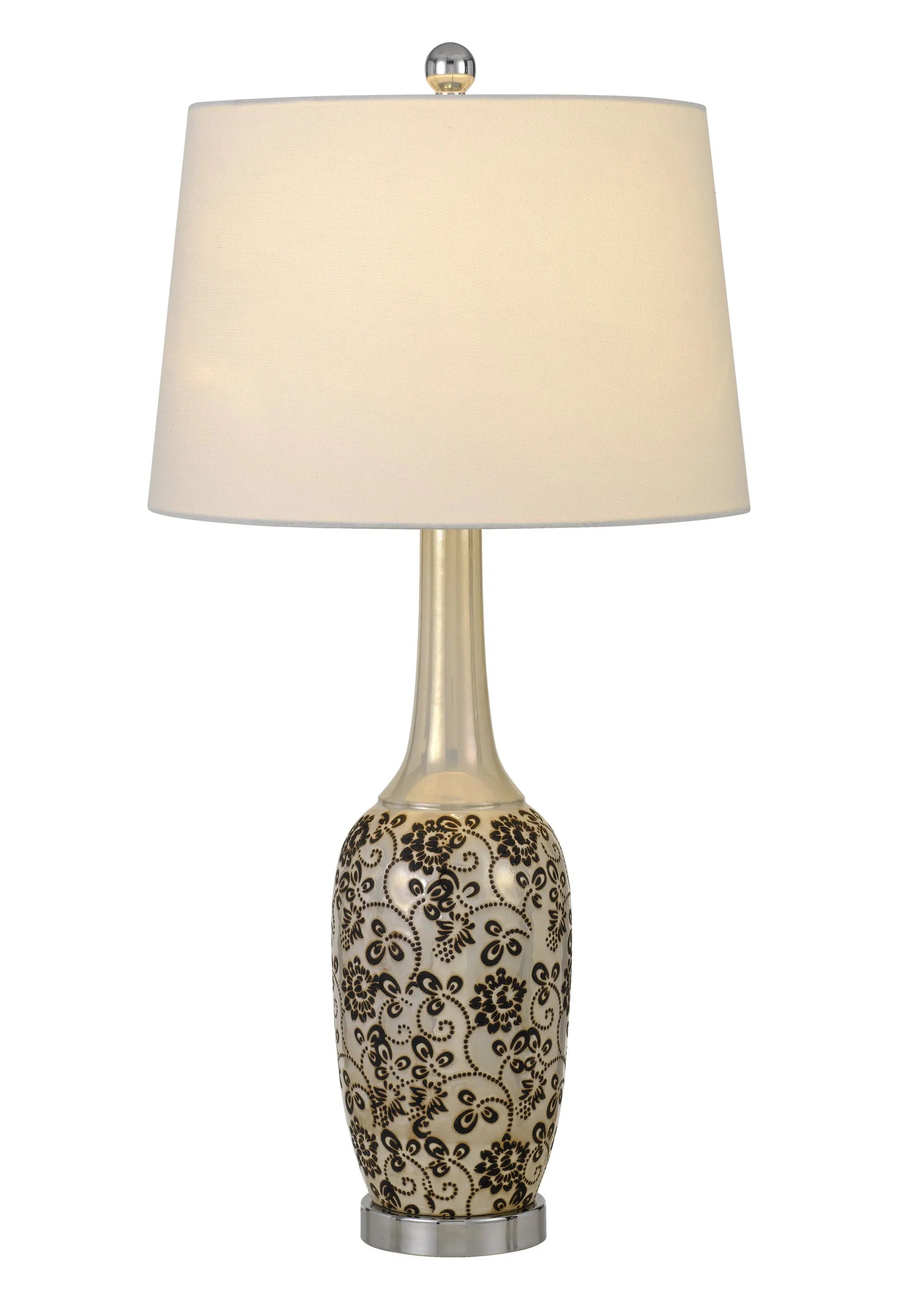 Set Of Two 30" Silver Metal Two Light Bedside Table Lamps With White Globe Shade Homeroots Lighting