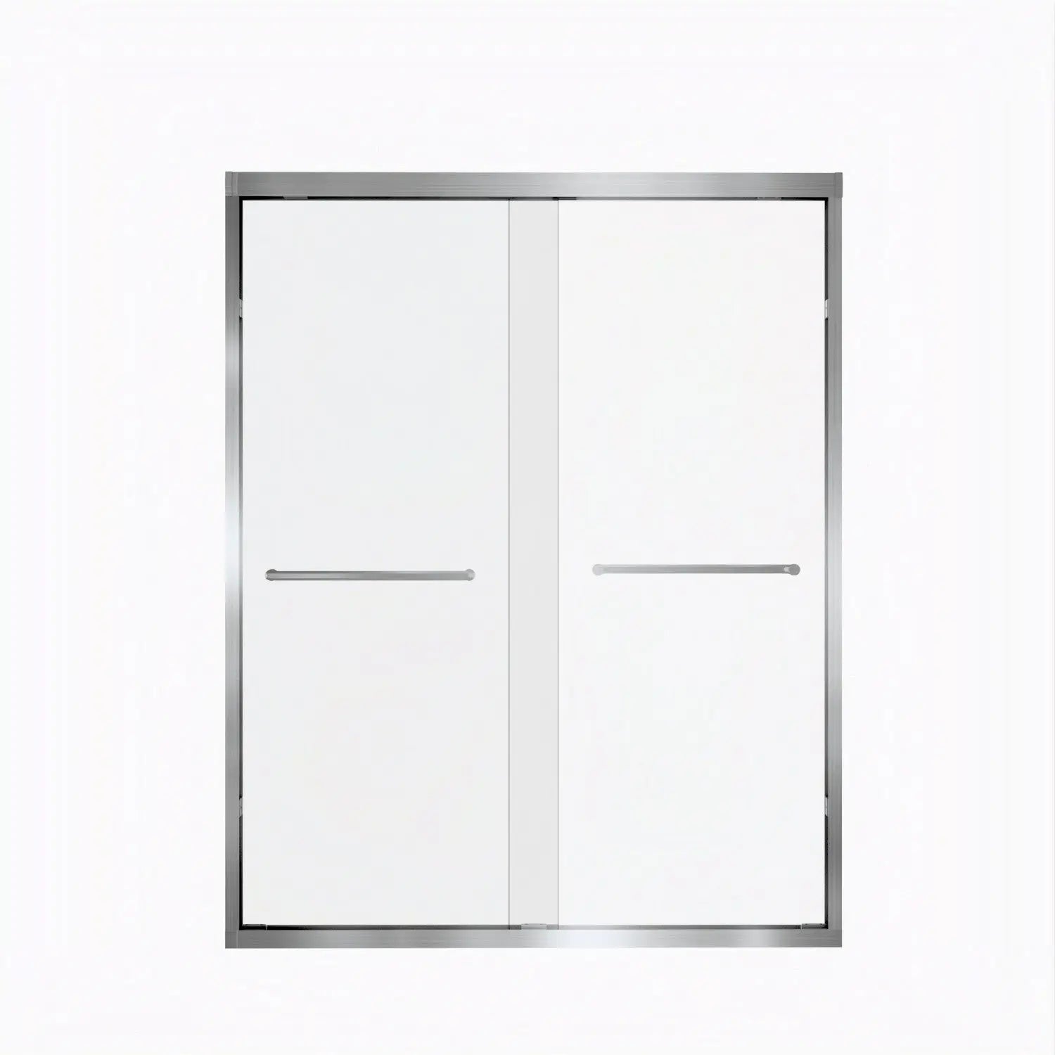 Set Of Two Aluminum and Tempered Glass Shower Doors Homeroots Kitchen & Dining