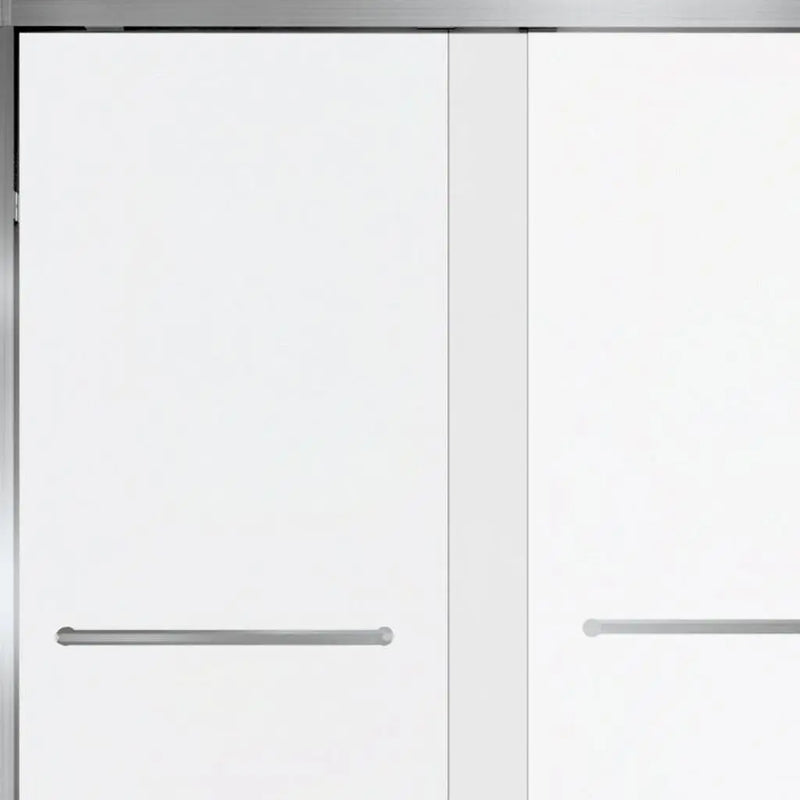 Set Of Two Aluminum and Tempered Glass Shower Doors Homeroots Kitchen & Dining