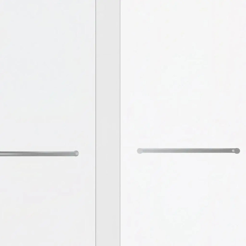 Set Of Two Aluminum and Tempered Glass Shower Doors Homeroots Kitchen & Dining
