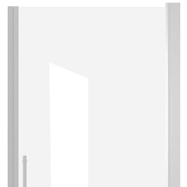 Set Of Two Aluminum and Tempered Glass Shower Doors Homeroots Kitchen & Dining