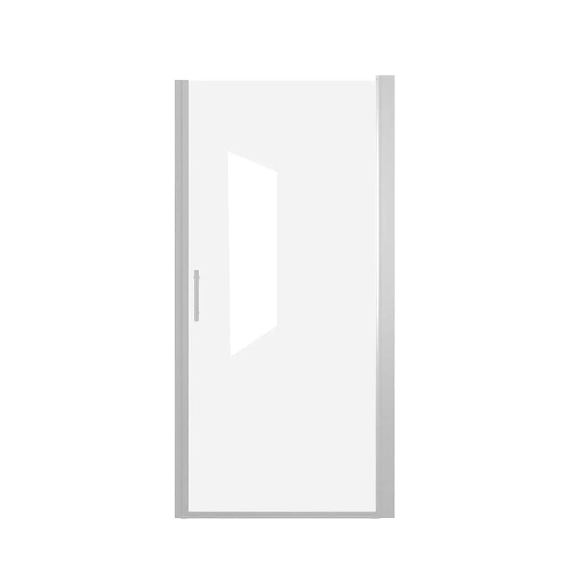 Set Of Two Aluminum and Tempered Glass Shower Doors Homeroots Kitchen & Dining