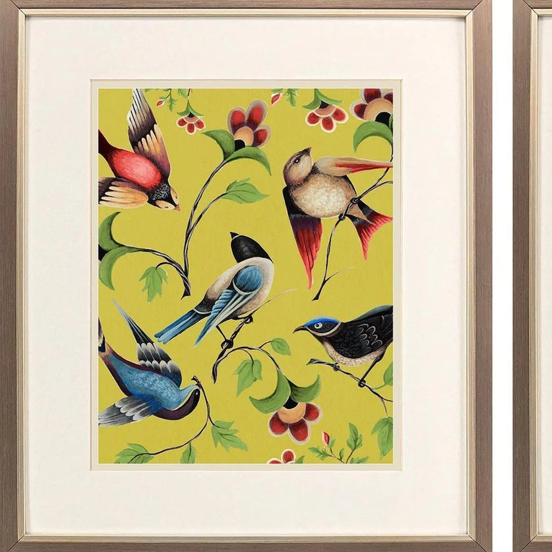 Set Of Two Friends Meeting Set of Set Silver Framed Wall Art Homeroots Home Decor
