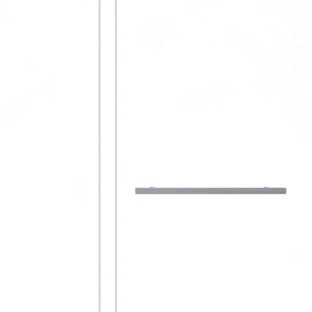 Set Of Two Tempered Glass Shower Doors Homeroots Bed & Bath