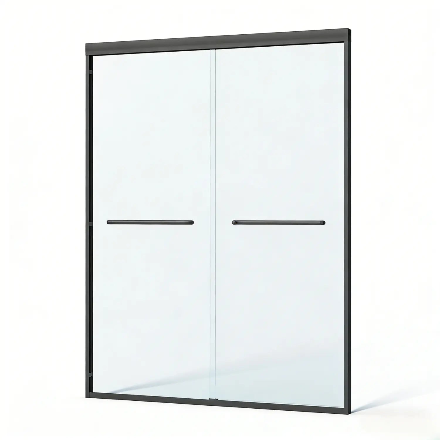 Set Of Two Tempered Glass Shower Doors Homeroots Kitchen & Dining