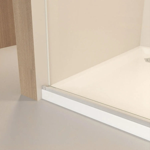 Set Of Two Tempered Glass Shower Doors Homeroots Kitchen & Dining