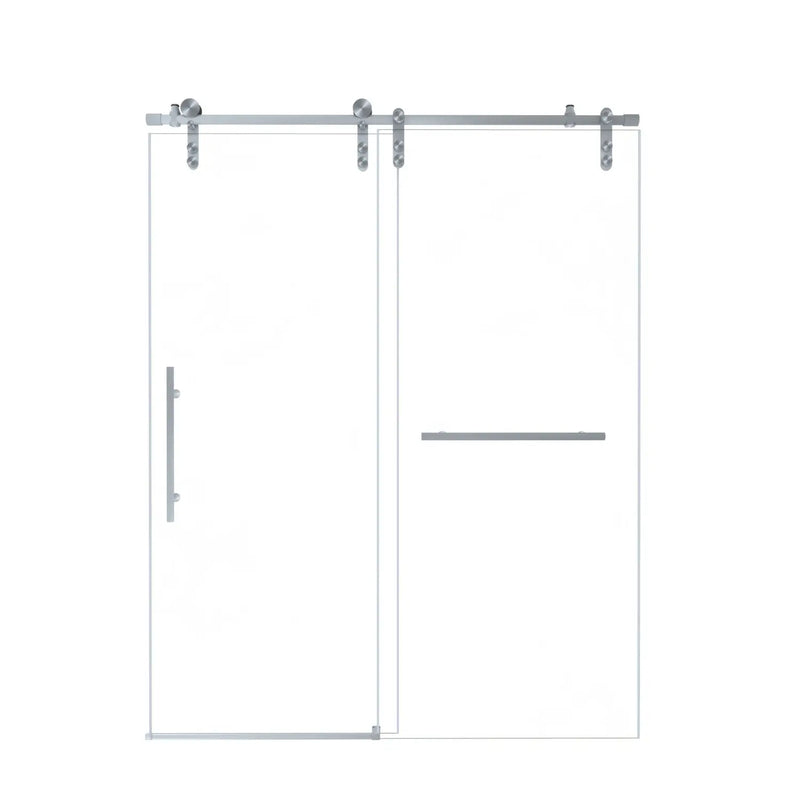 Set Of Two Tempered Glass Shower Doors Homeroots Kitchen & Dining