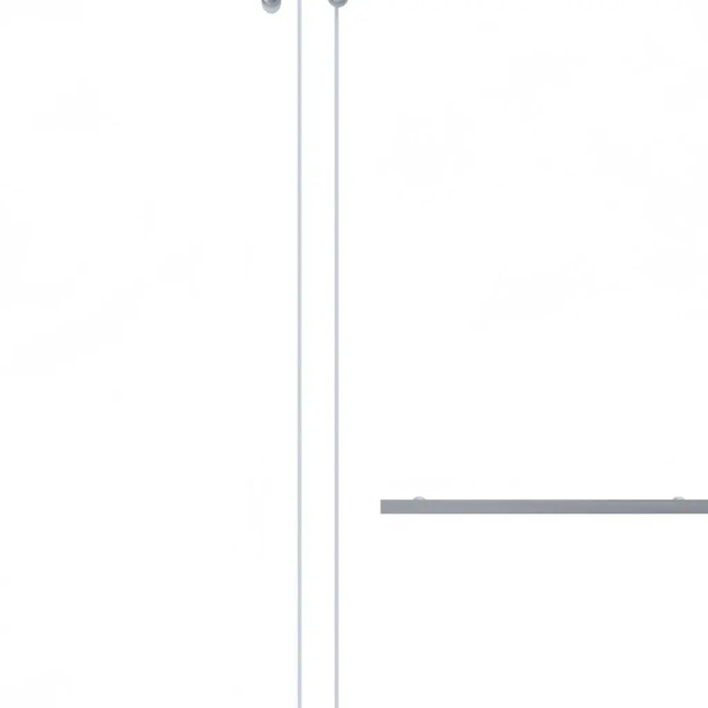 Set Of Two Tempered Glass Shower Doors Homeroots Kitchen & Dining