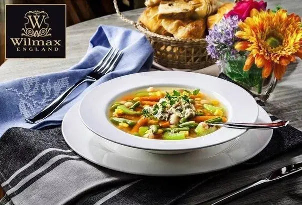 [ Set of 3 ] DEEP PLATE 10" |  25.5 CM 20 FL OZ | 600 ML Wilmax