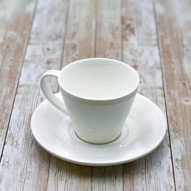[ Set of 6 ] 6 FL OZ | 180 ML TEA CUP & SAUCER Wilmax