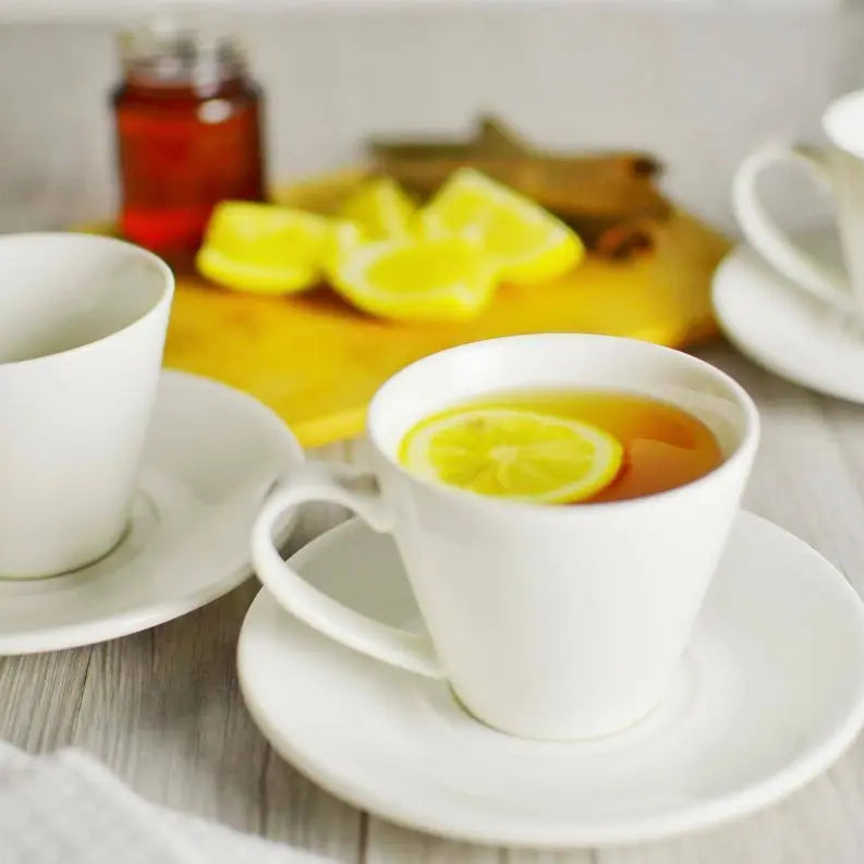 [ Set of 6 ] 6 FL OZ | 180 ML TEA CUP & SAUCER Wilmax