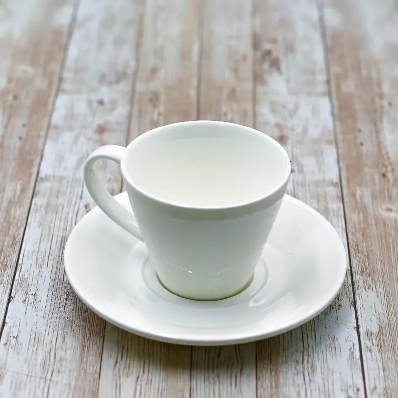 [ Set of 6 ] 6 FL OZ | 180 ML TEA CUP & SAUCER Wilmax